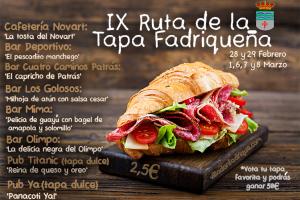 Ruta tapa Fadriqueña