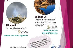 Cartel rutas naturales