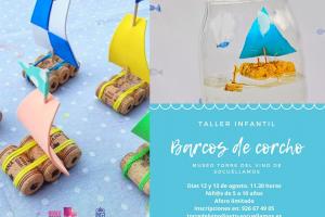 Barcos de corcho - Taller infantil