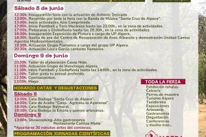 Programa de FERCAVIN Alpera 2024. I Feria de la caza y el vino.