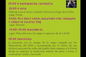 FIESTAS PATRONALES VIRGEN DE LA OLIVA